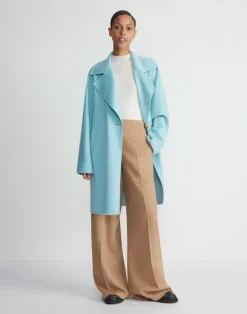 Brushed Cashmere Double Face Oversized Coat