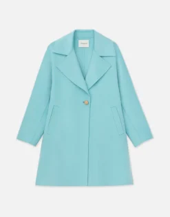 Brushed Cashmere Double Face Oversized Coat