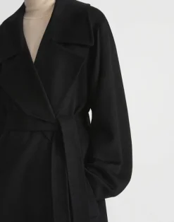 Camel Hair Oversized Trench Coat