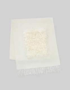 Cashmere Shearling Pocket Shawl