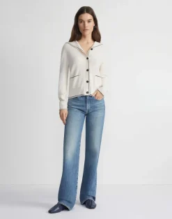 Cashmere Tipped Sailor Cardigan