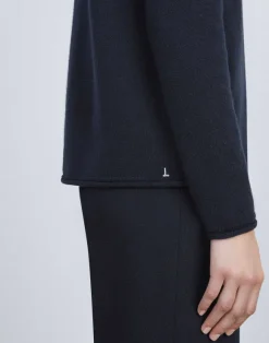 Cashmere Zip Front Cardigan