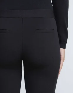 Compact Stretch Viscose Waldorf Flared Pant