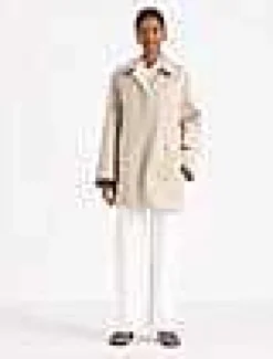 Cotton Double Face Reversible Car Coat