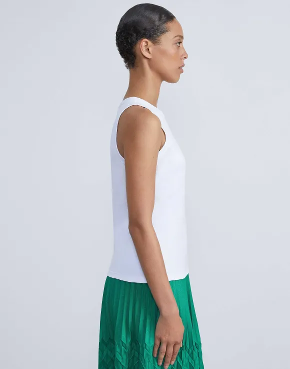 Cotton Rib Racerback Tank