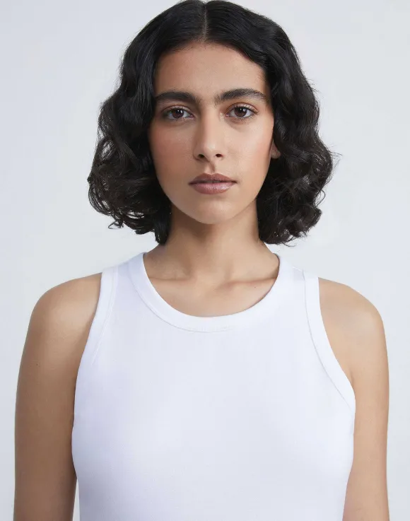 Cotton Rib Racerback Tank
