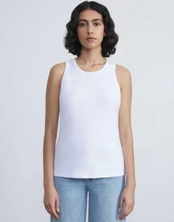 Cotton Rib Racerback Tank