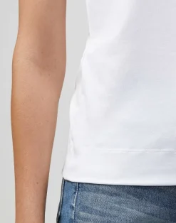Cotton Rib Scoop Neck Tank