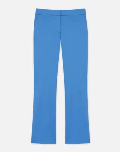Cotton Sateen Manhattan Flared Cropped Pant