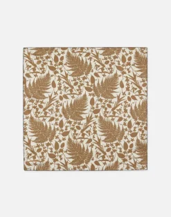 Eco Fern Fields Print Silk Scarf