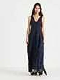 Eco Flora Jacquard Viscose-Silk Voile Handkerchief Dress
