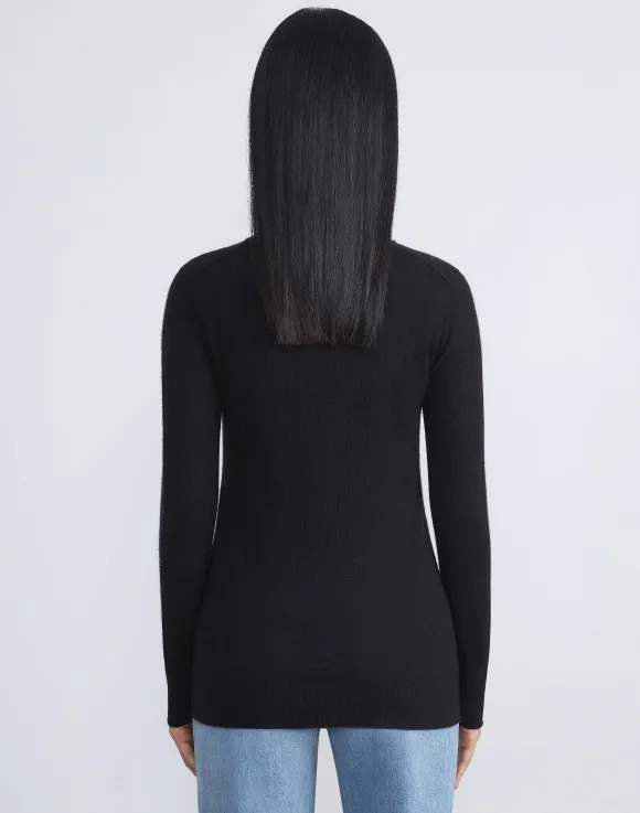Fine Gauge Cashmere V-Neck Cardigan
