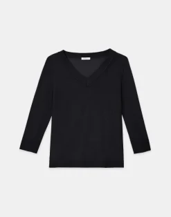 Fine Gauge Cashmere V-Neck Sweater
