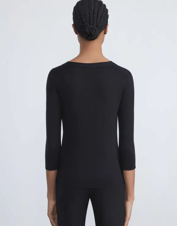 Fine Gauge Cashmere V-Neck Sweater