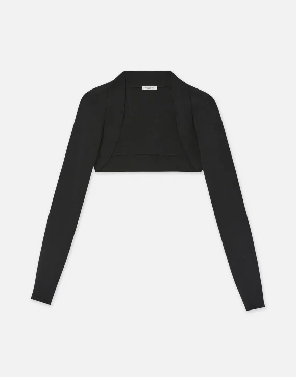 Finespun Voile Ponti Stitch Shrug