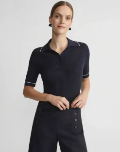 Finespun Voile Tipped Polo