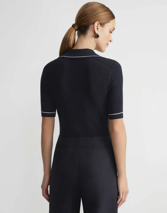 Finespun Voile Tipped Polo