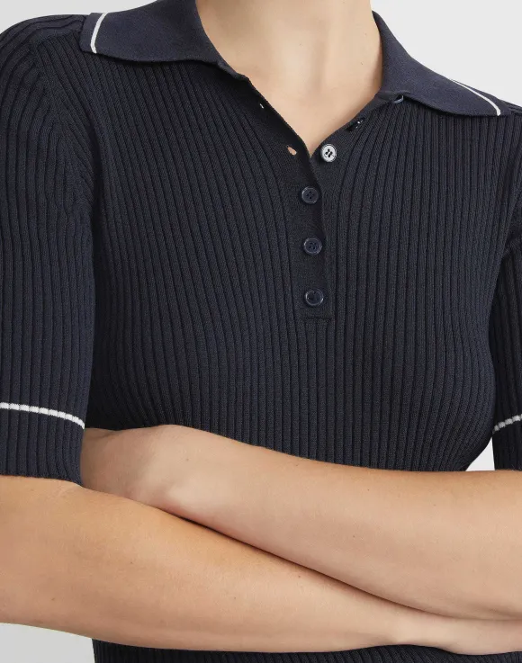 Finespun Voile Tipped Polo