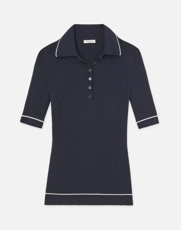 Finespun Voile Tipped Polo