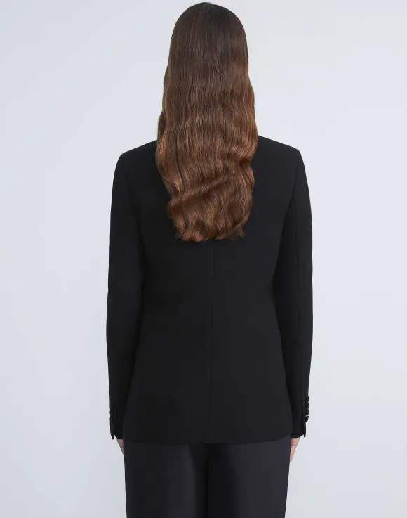 Finesse Crepe Cutaway Blazer