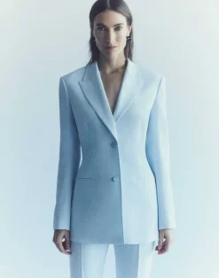 Finesse Crepe Fitted Blazer