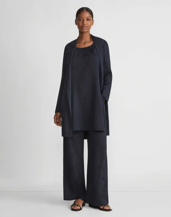 Flora Bloom Cloqu Jacquard Viscose Shawl Collar Jacket