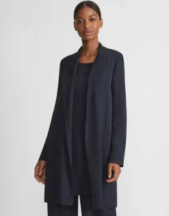 Flora Bloom Cloqu Jacquard Viscose Shawl Collar Jacket