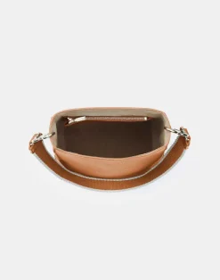 Grained Calfskin Leather 8 Knot Hobo—Small