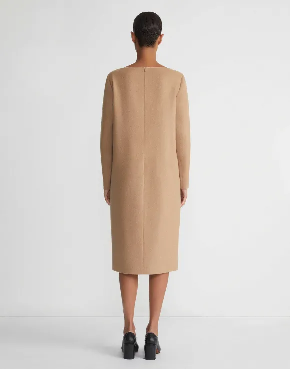 Hair Bateau Neck Dress