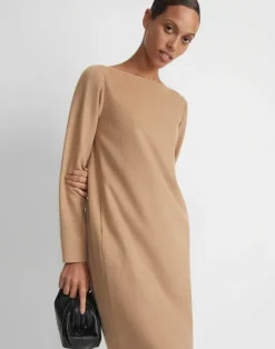 Hair Bateau Neck Dress