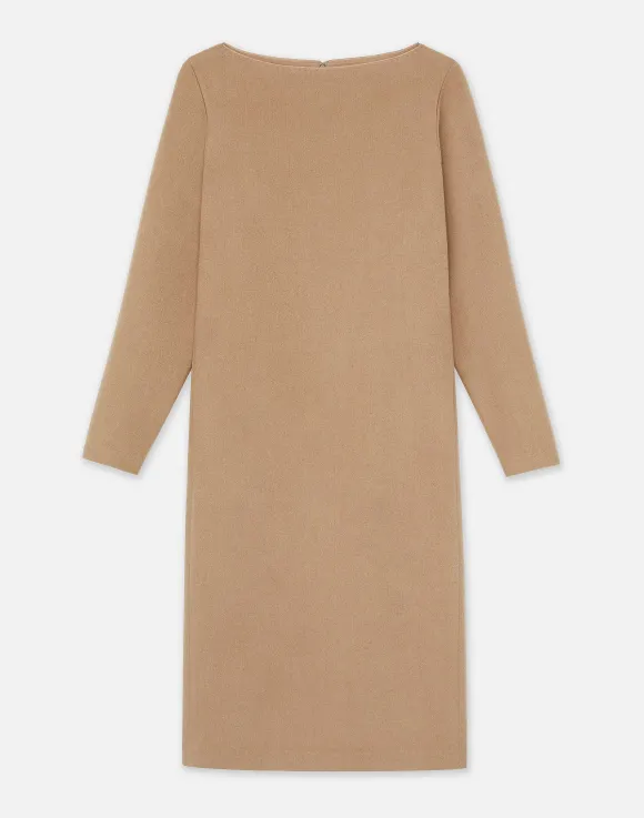 Hair Bateau Neck Dress