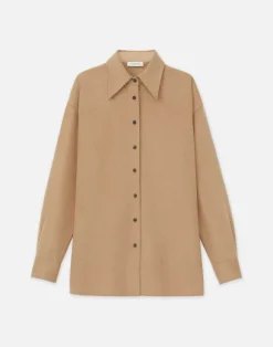 Hair Drop Shoulder Shirt Jacket