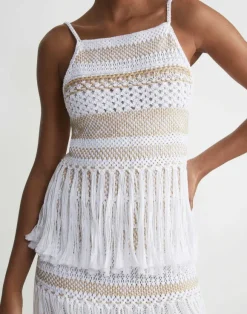 Hand Macram Organic Cotton Tank