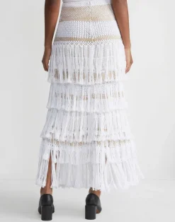Hand Macram Organic Cotton Skirt