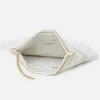 Hand Macram Organic Cotton Fringed Clutch