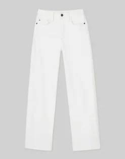 L148 Denim Wyckoff Wide-Leg Cropped Jean