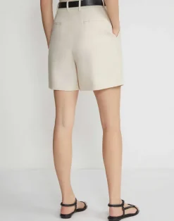 Linen Jefferson Pleated Short