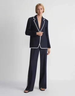 Linen Tipped Blazer