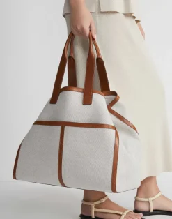 Linen-Hemp Garden L Tote