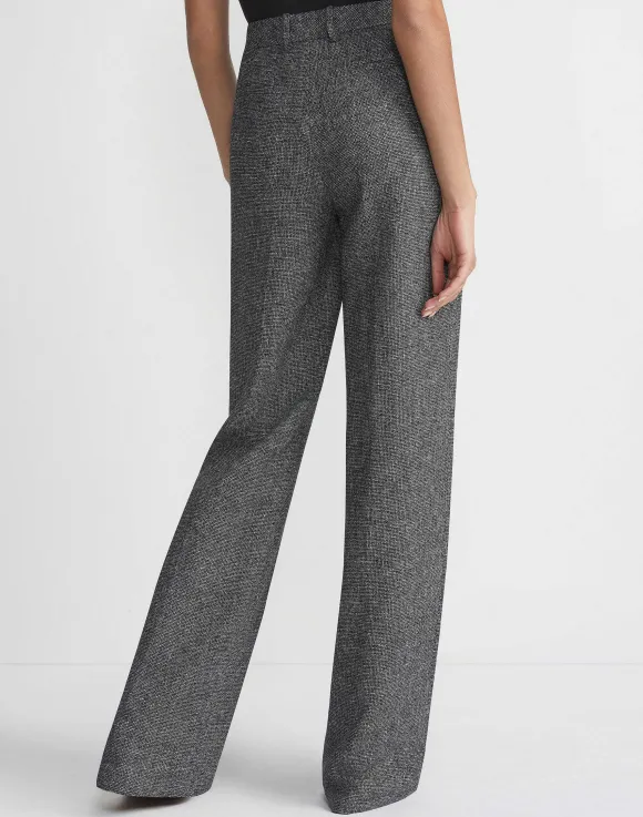 Marled Linen Basketweave Gates Pant