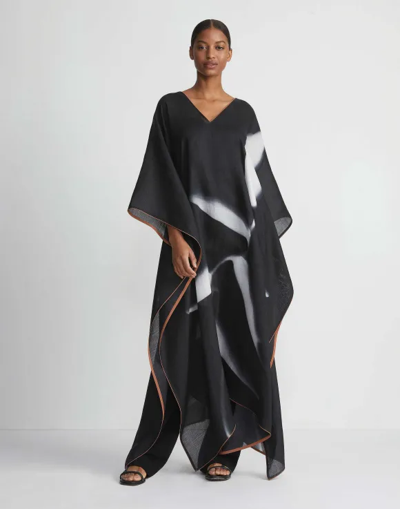 Martha Madigan X L148 Print Sustainable Voile Kaftan
