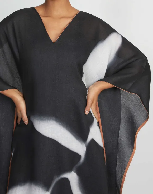 Martha Madigan X L148 Print Sustainable Voile Kaftan