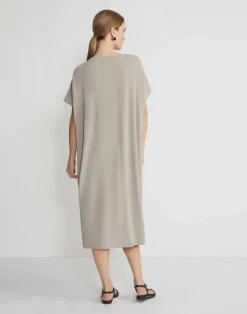 Matte Jersey Tapered T-Shirt Dress