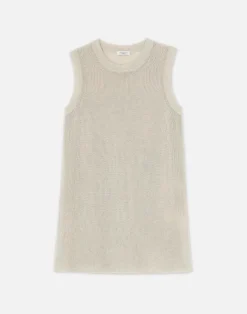 Mercerized Cotton Ribbed Tunic