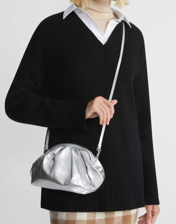 Metallic Nappa Leather Pochette