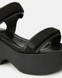 Nappa Leather Platform Sandal