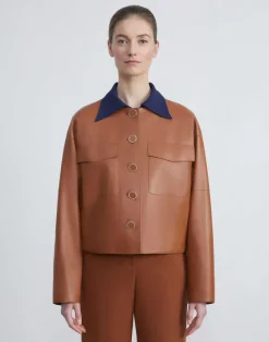 Nappa Leather Quilted Jacket