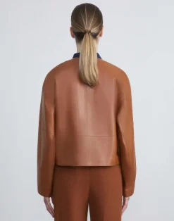 Nappa Leather Quilted Jacket