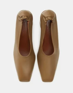 Nappa Leather Square Toe Pump