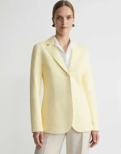 Nappa Leather Three Pocket Blazer